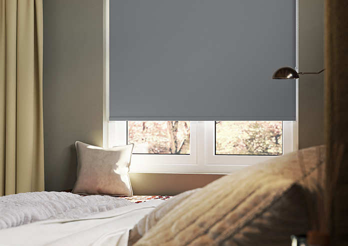 Rimini (FR Blackout), Lupa Grey - Roller Blind - Image 5